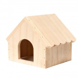 Hamster Wood House Hut Cage